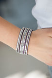 Paparazzi Urban Bracelet - Rebel In Rhinestones - Purple