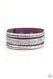 Paparazzi Urban Bracelet - Rebel In Rhinestones - Purple