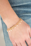 Paparazzi Bracelet - I Can and I QUILL - Gold