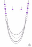 Paparazzi Necklace - Vividly Vivid - Purple