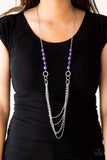 Paparazzi Necklace - Vividly Vivid - Purple
