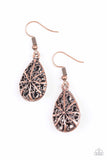 Paparazzi Earring - Western Wisteria - Copper