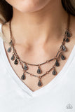 Paparazzi Necklace - Galapagos Gypsy - Copper
