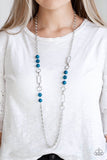 Paparazzi Necklace - CACHE Me Out - Blue