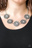 Paparazzi Necklace - Me-dallions, Myself, and I - White