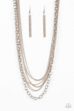 Paparazzi Necklace - Intensely Industrial - Brown