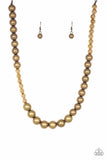 Paparazzi Necklace - Power To The People - Brass