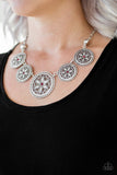 Paparazzi Necklace - Written In The STAR LILIES - Red