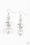 Paparazzi Earring - Timelessly Traditional - White