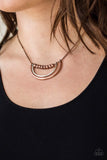 Paparazzi Necklace - Artificial Arches - Copper