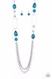 Paparazzi Necklace - Pleasant Promenade - Blue