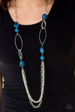Paparazzi Necklace - Pleasant Promenade - Blue