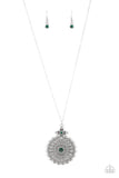 Paparazzi Necklace - Walk On The WILDFLOWER Side - Green