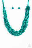 Paparazzi Necklace - Tahiti Tropic - Blue