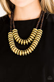 Paparazzi Necklace - Dominican Disco - Yellow