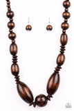 Paparazzi Necklace - Summer Breezin - Brown