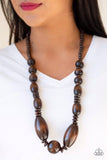 Paparazzi Necklace - Summer Breezin - Brown