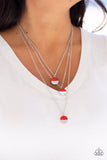 Paparazzi Necklace - Rural Reconstruction - Red