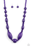 Paparazzi Necklace - Summer Breezin - Purple