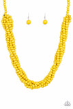 Paparazzi Necklace - Tahiti Tropic - Yellow
