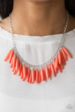 Paparazzi Necklace - Full Of Flavor - Orange
