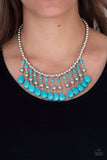 Paparazzi Necklace - Rural Revival - Blue
