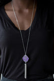 Paparazzi Necklace - Malibu Mandala - Purple