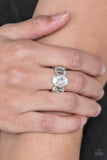 Paparazzi Ring - Supreme Bling - White