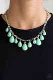 Paparazzi Necklace - Jaw-Dropping Diva - Green