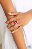 Paparazzi Ring - Shine Bright Like A Diamond - Red