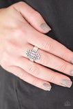 Paparazzi Ring - Full Of HAUTE Air - Silver