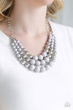 Paparazzi Necklace - Dream Pop - Silver