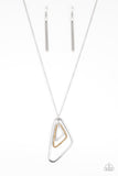 Paparazzi Necklace - Triple Trifecta - Brown
