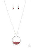Paparazzi Necklace - Bet Your Bottom Dollar - Red