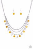 Paparazzi Necklace - Beach Flavor - Yellow