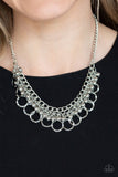 Paparazzi Necklace - Ring Leader Radiance - Silver