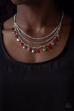 Paparazzi Necklace - Beach Flavor - Red