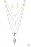 Paparazzi Necklace - Grounded In ARTIFACT - Yellow