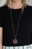 Paparazzi Necklace - So Solar - Pink