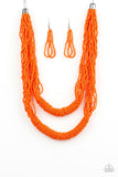 Paparazzi Necklace - Right As RAINFOREST - Orange