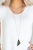Paparazzi Necklace - Ultra Sharp - Silver