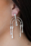 Paparazzi Earring - ARTIFACTS Of Life - Silver
