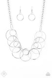 Paparazzi Necklace - Circa de Couture - Silver