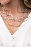 Paparazzi Necklace - Circa de Couture - Silver