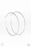 Paparazzi Earring - Sleek Fleek - Silver