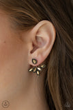 Paparazzi Earring - A Force To BEAM Reckoned With - Brass