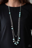 Paparazzi Necklace - Modern Musical - Blue