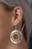 Paparazzi Earring - Organically Omega - Orange
