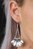 Paparazzi Earring - Terra Tribe - White