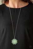Paparazzi Necklace - Spin Your PINWHEELS - Green